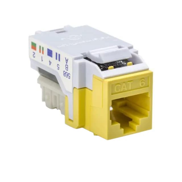RJ45FC6-YEL — HellermannTyton product photo