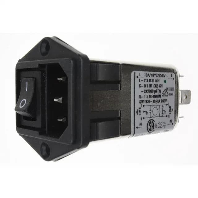 10CFE1 — TE Connectivity Corcom Filters product photo