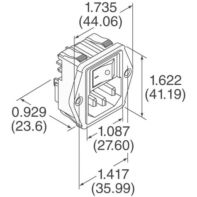 1-1609112-2 — TE Connectivity Corcom Filters product photo