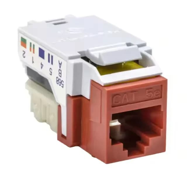 RJ45FC5EB-RED — HellermannTyton product photo