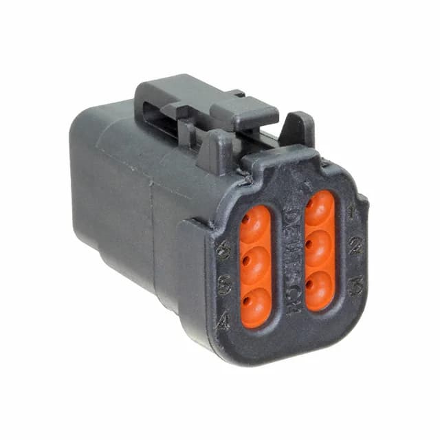 DTM06-6S-E005 — TE Connectivity Deutsch Connectors product photo