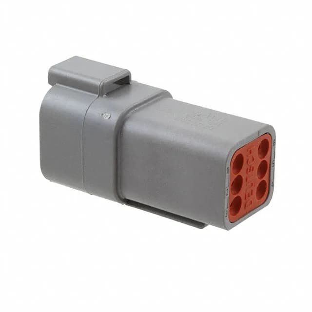 DT04-6P — TE Connectivity Deutsch Connectors product photo