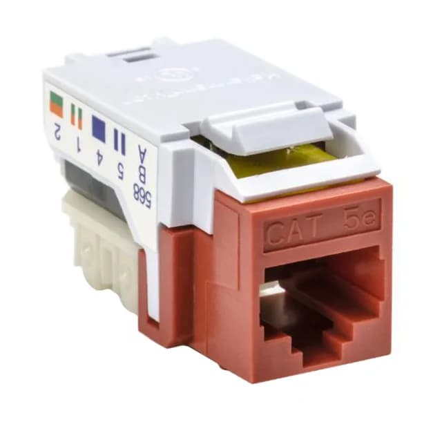 RJ45FC5E-RED — HellermannTyton product photo