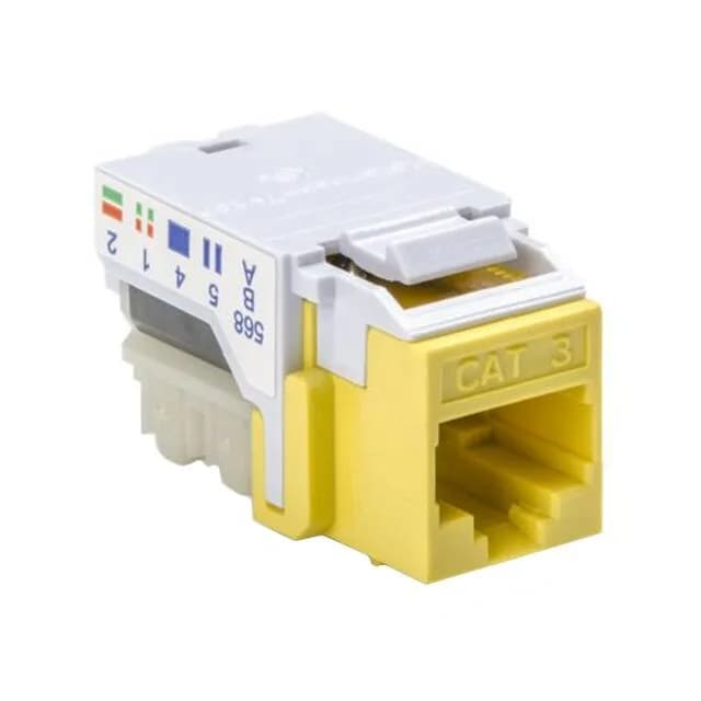 RJ45FC3-YEL — HellermannTyton product photo