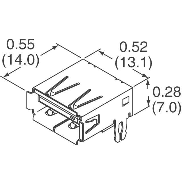 87520-0010BLF — Amphenol ICC (FCI) product photo