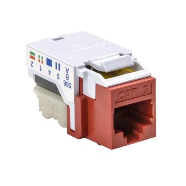 RJ45FC3-RED — HellermannTyton product photo