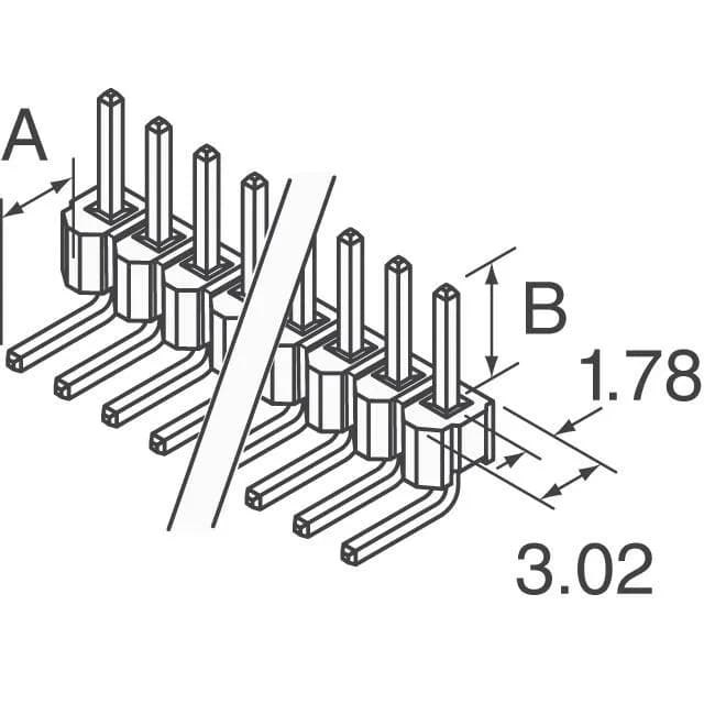 TSW-120-08-G-S-RA — Samtec Inc. product photo