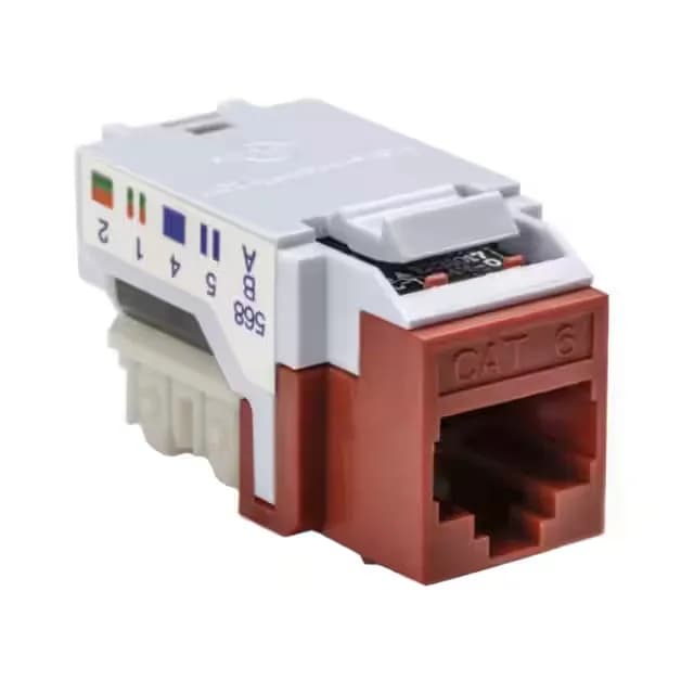 RJ45FC6-RED — HellermannTyton product photo