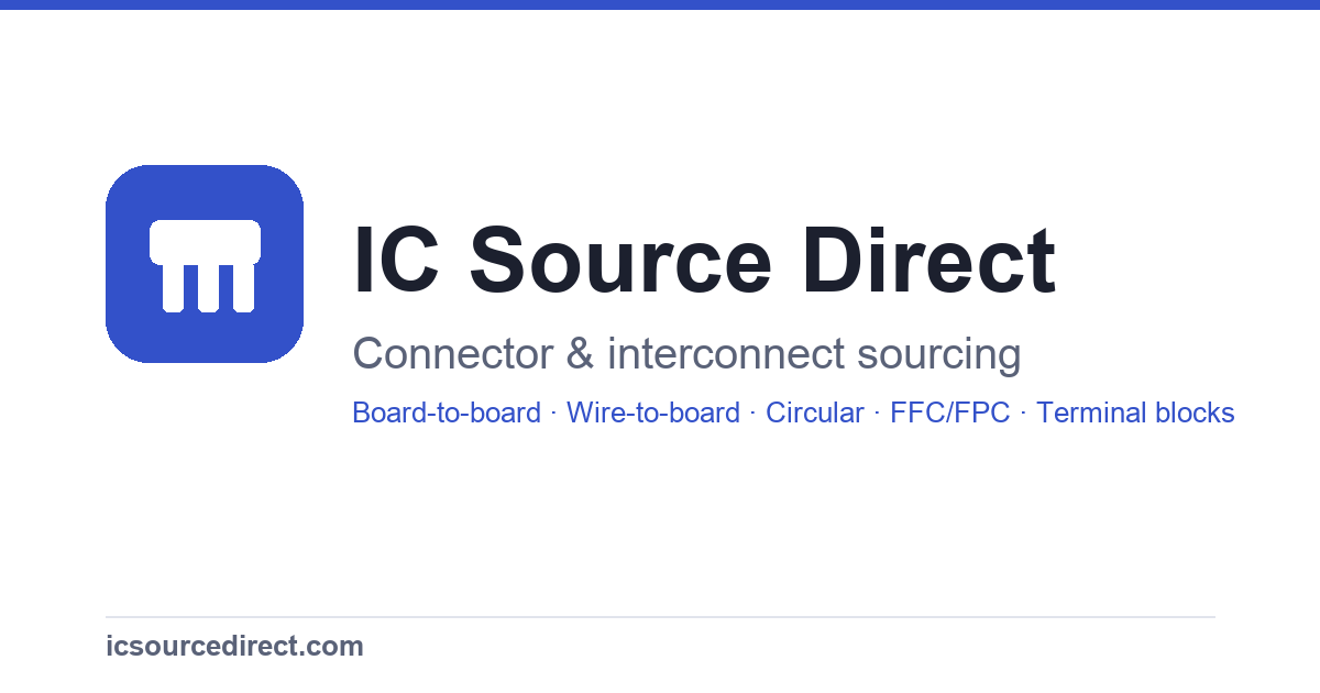 IC Source Direct — Electronic Component Sourcing Platform